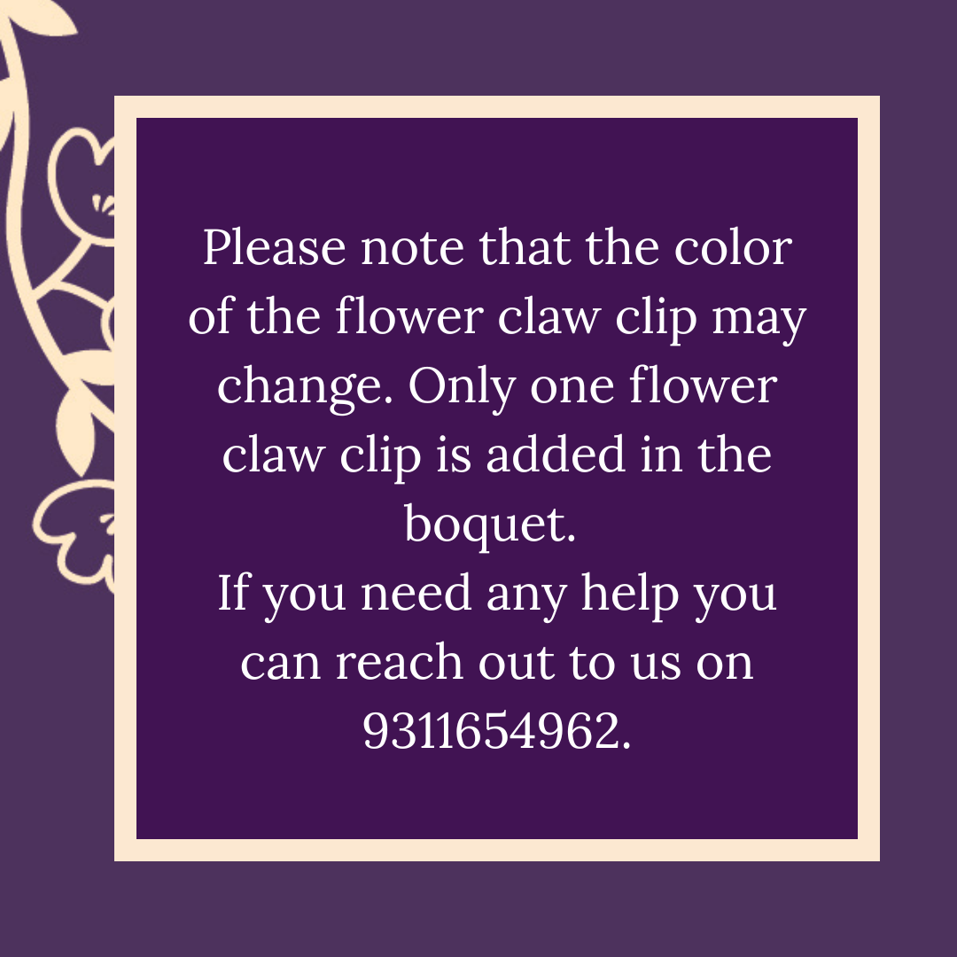 Flower Claw Clip Boquet
