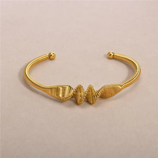 Gold Kada (Pack of 2)