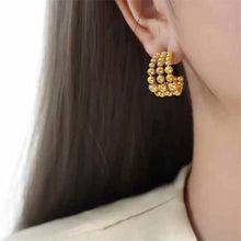 Gold Hoops Earings