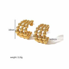 Gold Hoops Earings