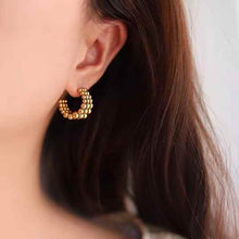 Gold Hoops Earings