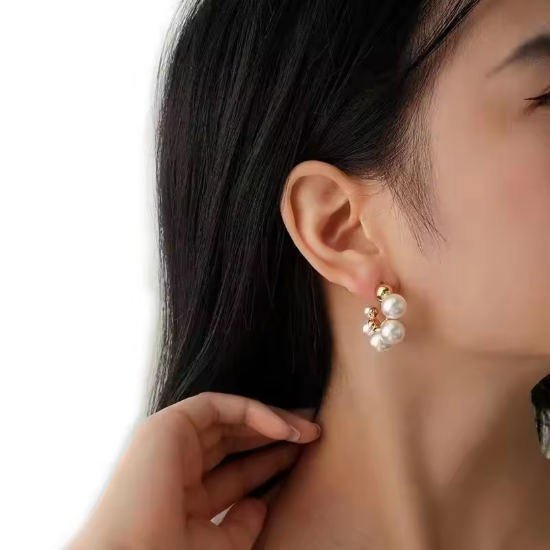 HOOP STUD EARRINGS