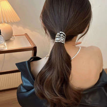 Pearl Phone Cord Wire Hair Bands (2 pcs)