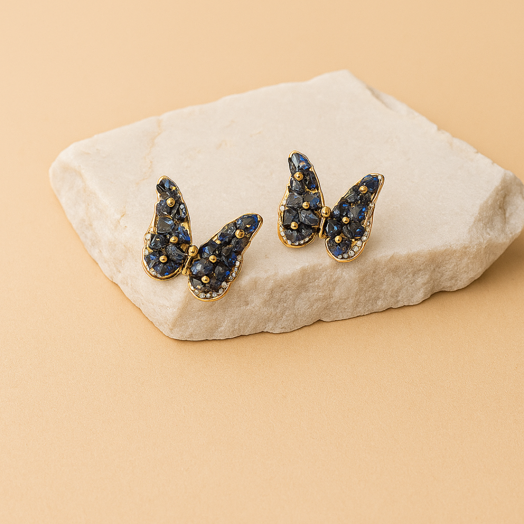 Blue Butterfly Earrings
