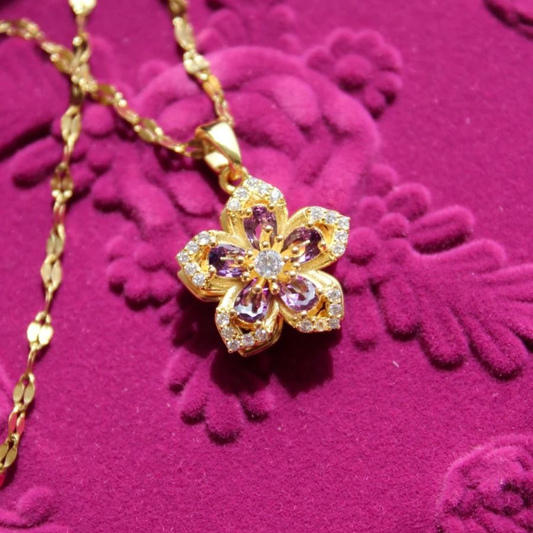 Rapunzel Flower Necklace