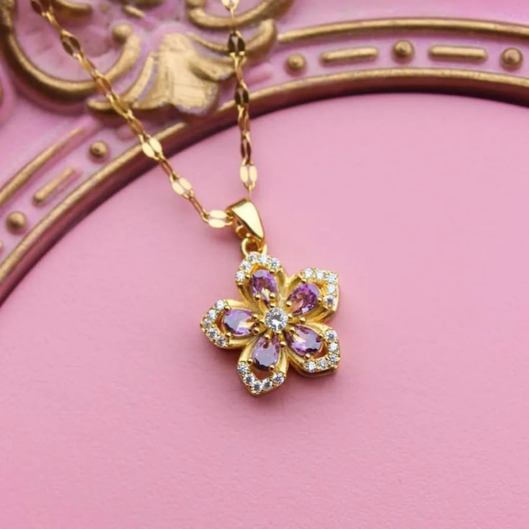 Rapunzel Flower Necklace