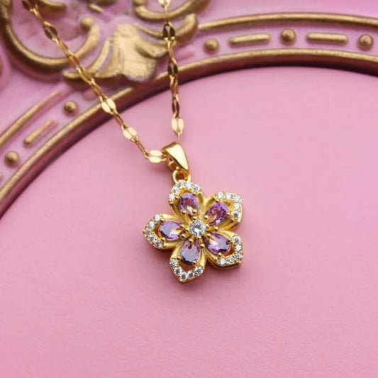 Rapunzel Flower Necklace
