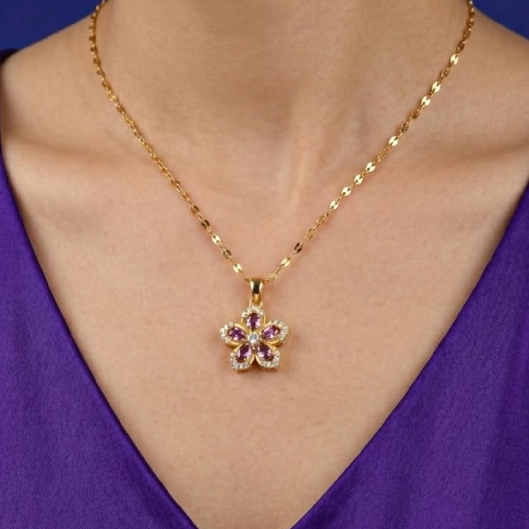 Rapunzel Flower Necklace