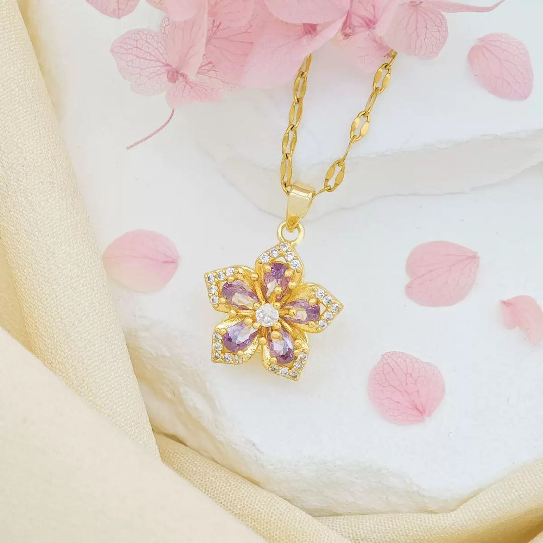 Rapunzel Flower Necklace