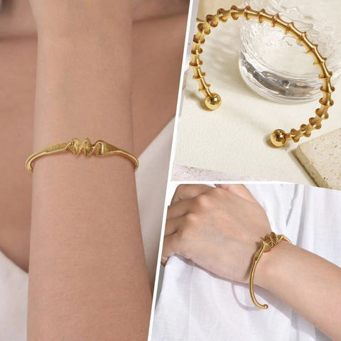 Gold Kada (Pack of 2)