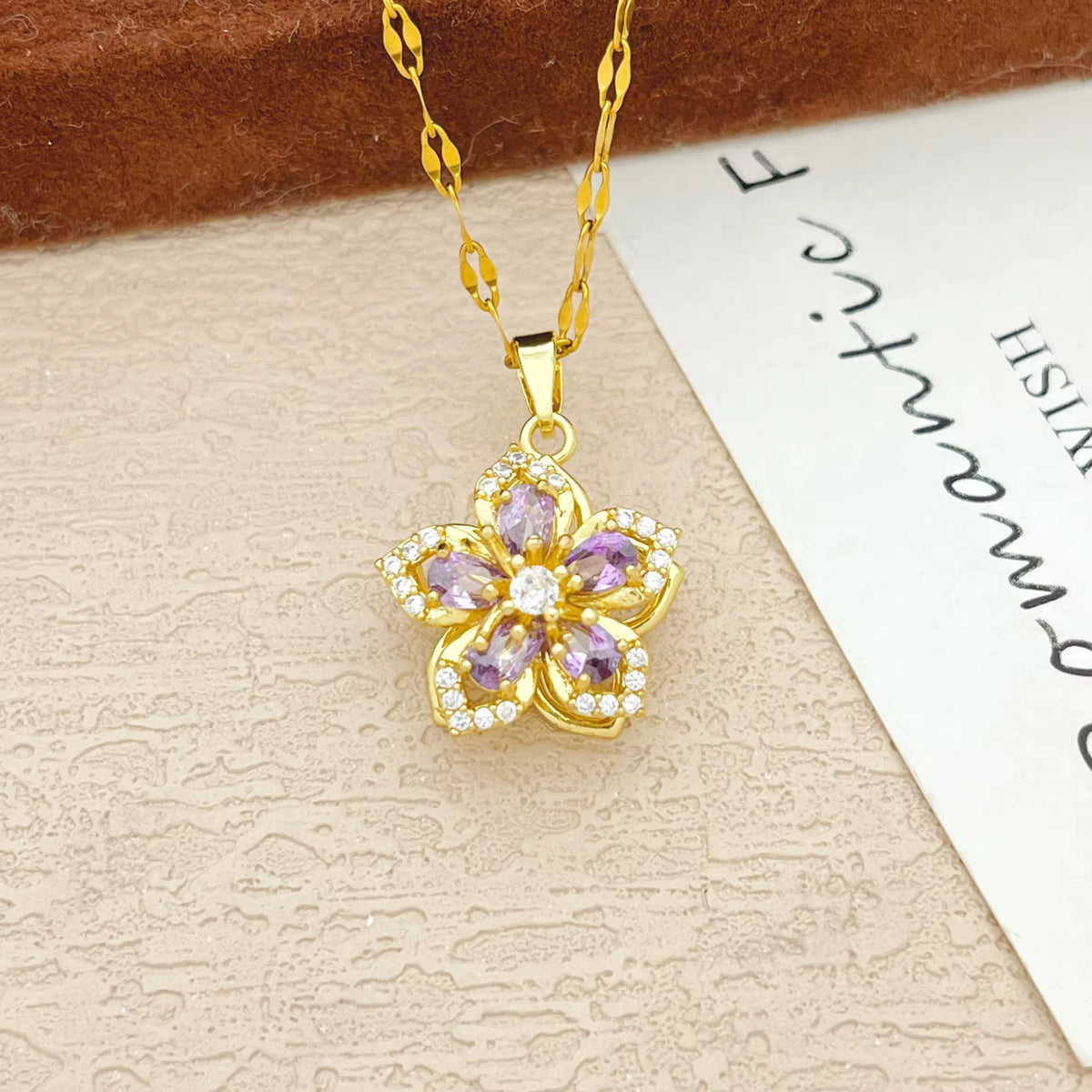 Rapunzel Flower Necklace
