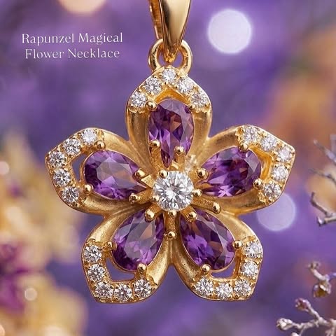 Rapunzel Flower Necklace