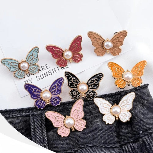 Stylish Detachable Butterfly Clips ( Pack of 10 )