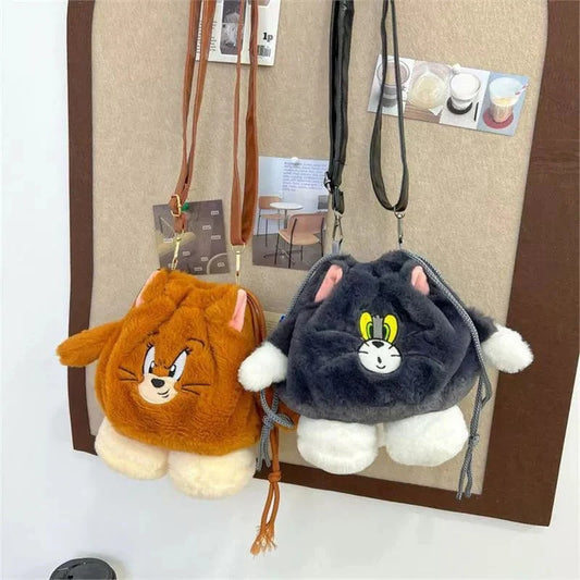 Tom and Jerry Shoulder Bag (1 Piece Tom + 1 Piece Jerry )