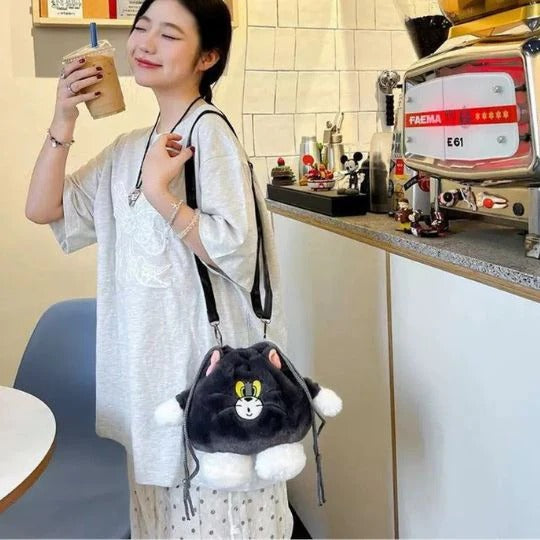 Tom and Jerry Shoulder Bag (1 Piece Tom + 1 Piece Jerry )